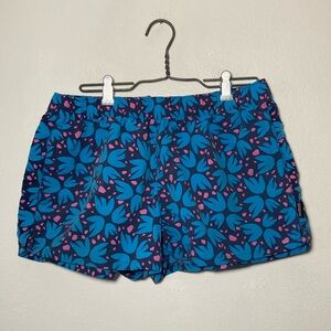 Patagonia Blue and Pink Patterned Women Shorts